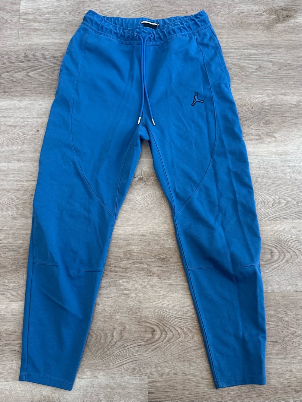 Jordan Essentials Warm Up Fleece Sweatpants Pants Blue Mens Sz M Nike DJ0881-407
